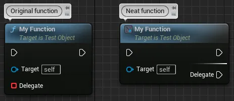 A comparison between the two solutions above. Left node does not use the meta tag, while the right one does.